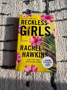 Reckless Girls by Rachel Hawkins - Bright Yellow Floral Hardcover
